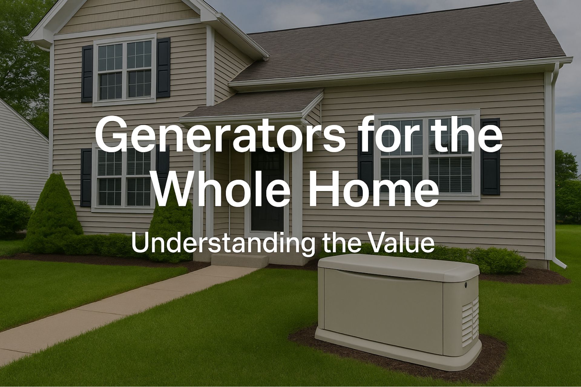 Whole home generators
