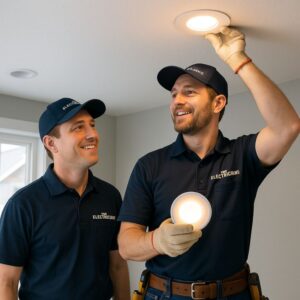 smart lighting installation
