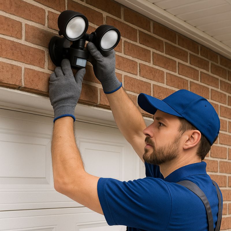 motion sensor installation