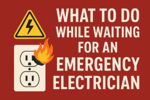 what to do while waiting for an emergency electrician