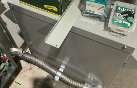 installing electrical work for medical office building