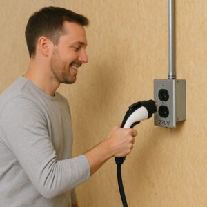220v outlet in the garage