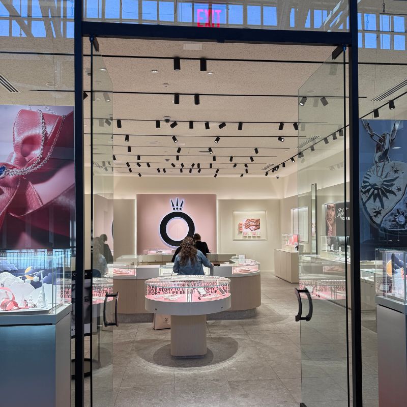 commercial lighting installation