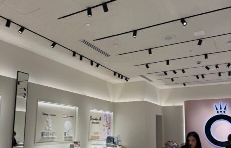 commercial lighting installation