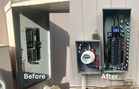 before after panel upgrade before and after electrical panel upgrade and repairs