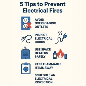 5 tips to prevent electrical fires