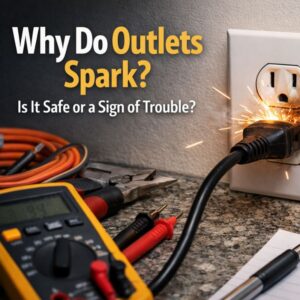 why do outlets spark