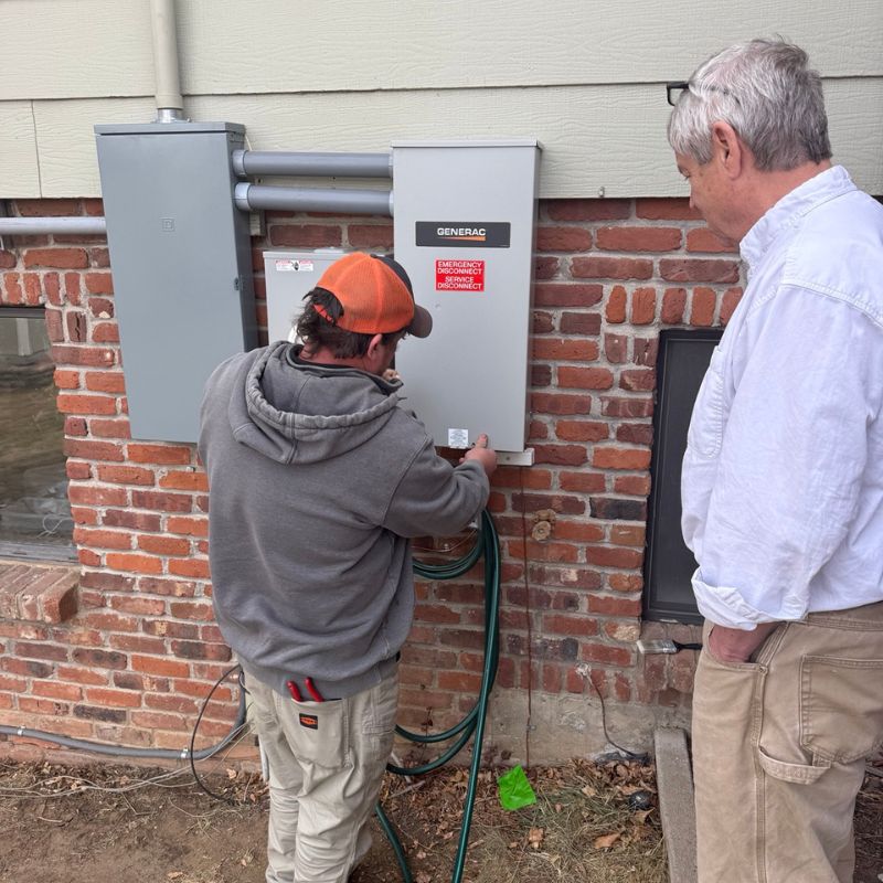 Generac whole-home standby generator installed by The Electricians, Denver Colorado