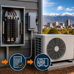 Heat pump electricians in Denver