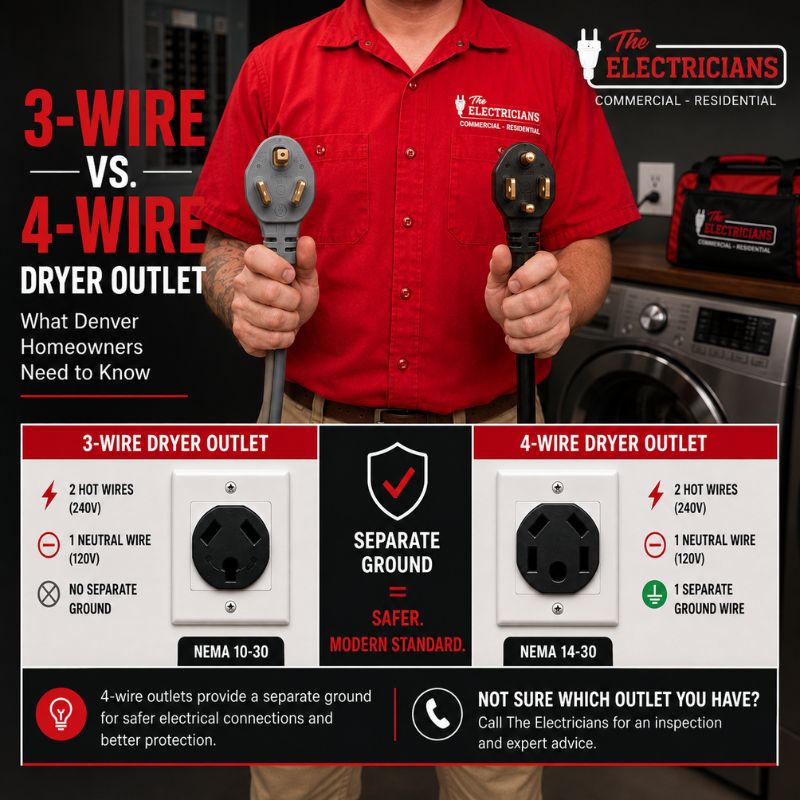 3-wire vs 4-wire dryer outlet