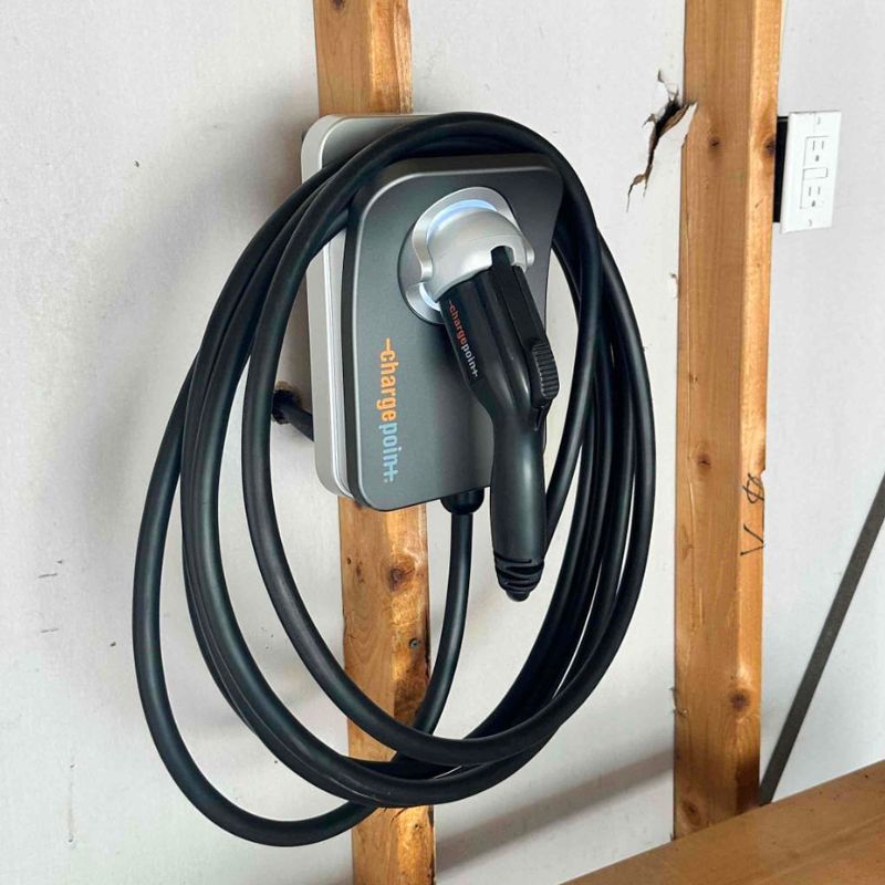 ChargePoint EV charger installation by The Electricians
