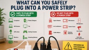 What can you safely plug into a power strip